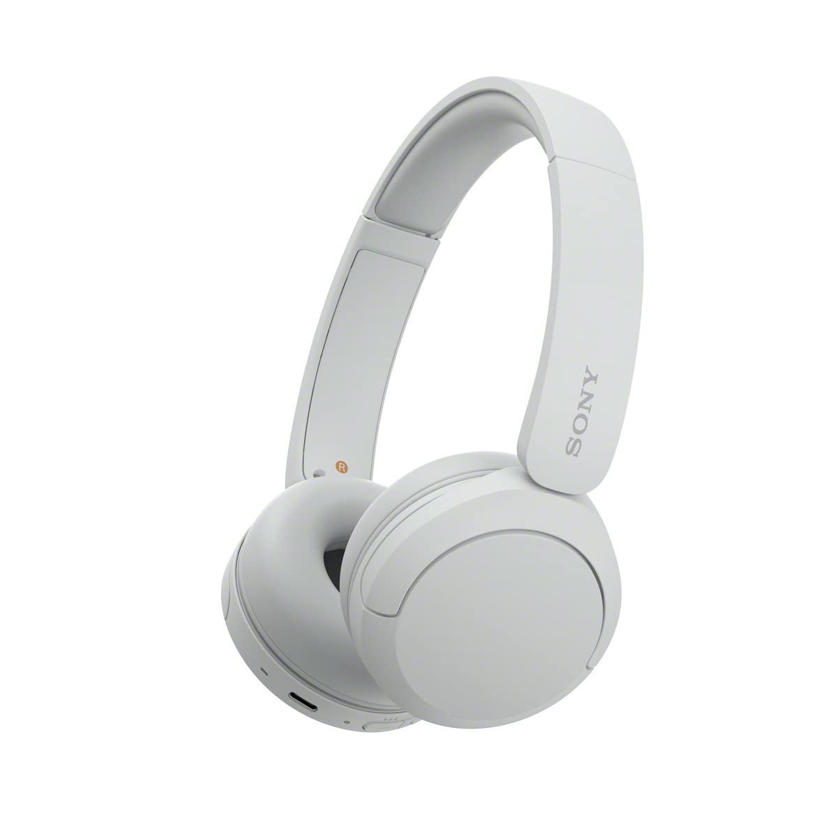 white headphone