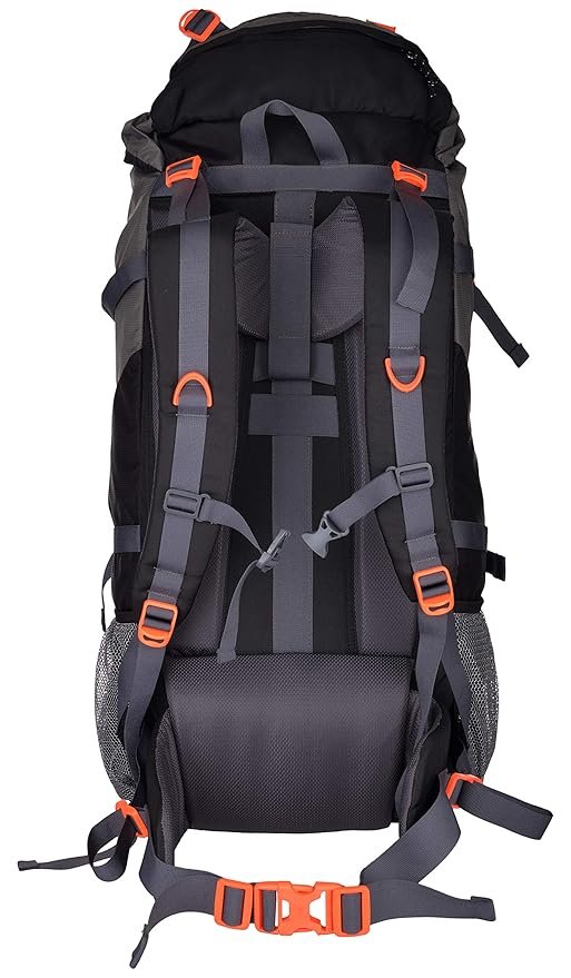 F Gear Hunter Black Grey Diamond 75L Rucksack