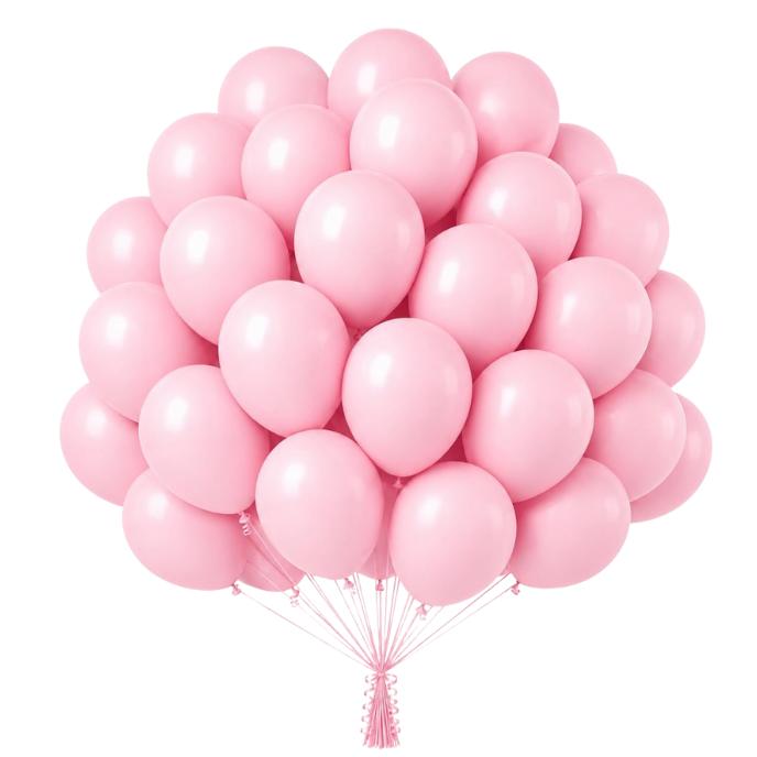 pink balloons Bouquet Set for Birthday & Party Decoration Pop The Party 50pcs Party Decoration Pastel color