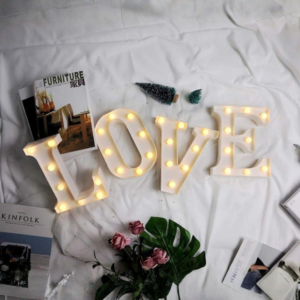 LED LOVE Marquee Light for Wedding, Birthday & Romantic Decoration