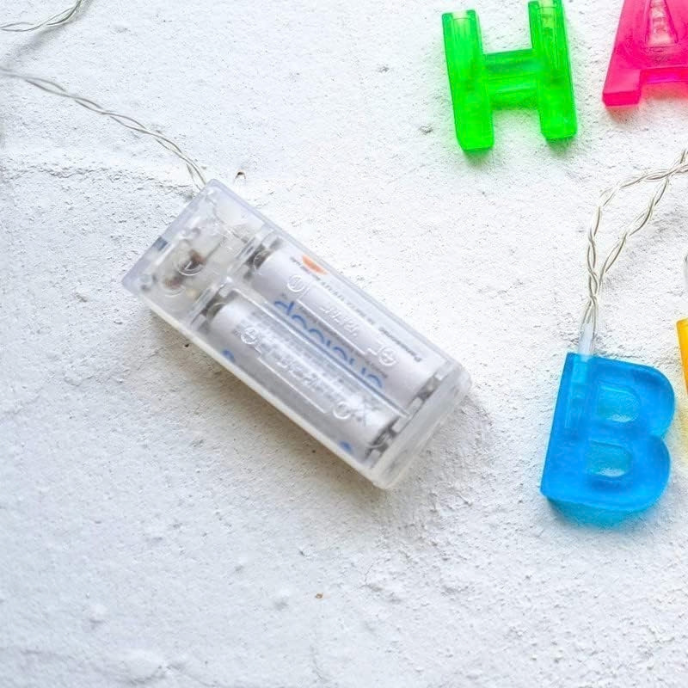 LED HAPPY BIRTHDAY String Lights for Birthday Party Decoration
