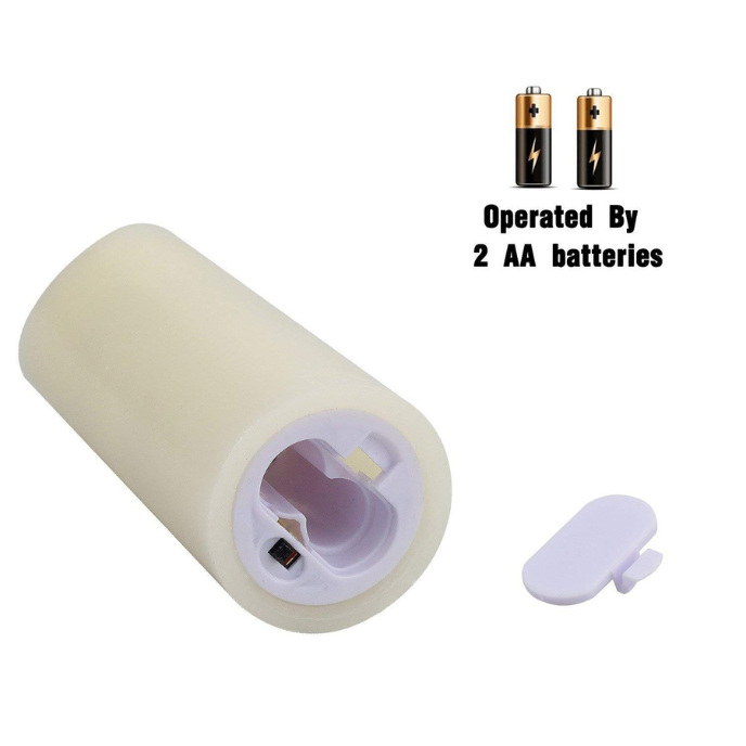 Remote Control LED Flameless Candles with Timer – Warm White